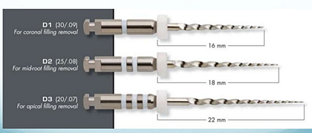 Dentsply Type ProTaper Universal Retreatment Niti File D1 D2 D3 